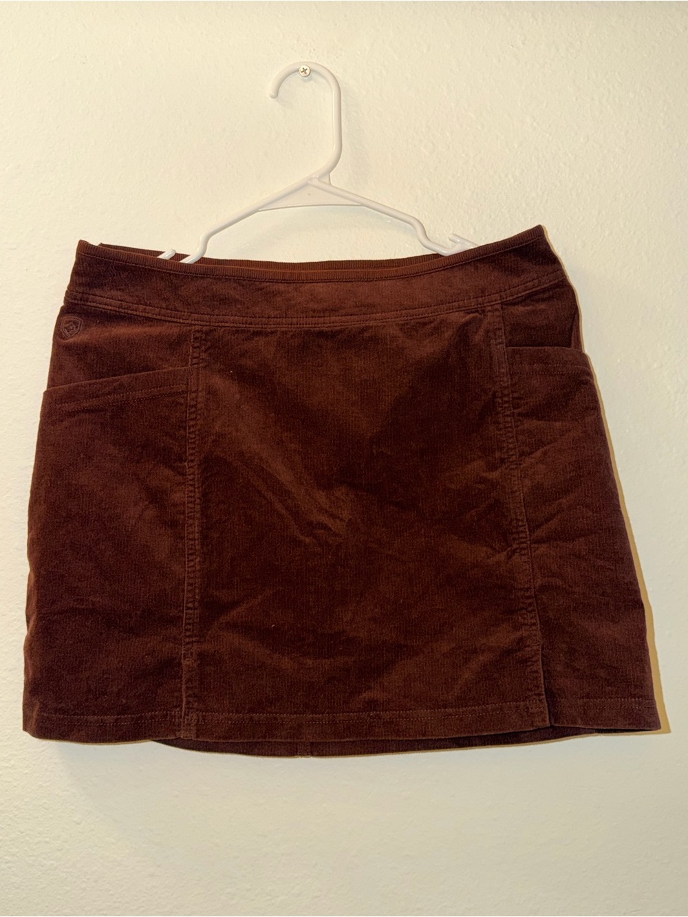 Kuhl Chocolate Brown Corduroy Mini Skirt